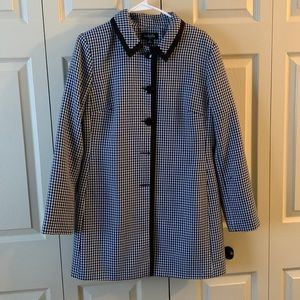 White,Black and Blue Coat